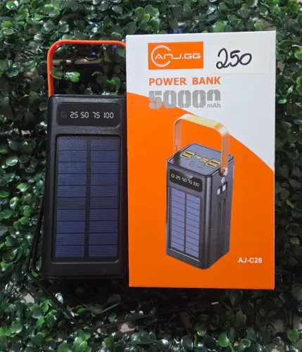 Carregador Portátil com Placa Solar 50.000 MaH