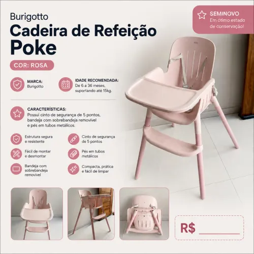 Cadeira de Refeição Poke