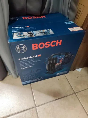 Aspirador de pó sem fio BOSCH GAS-10 (aspira pó e líquidos. Sopra também) Novo, lacrado.