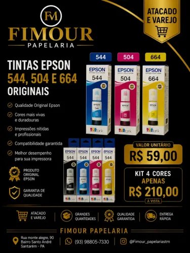 ? Tintas Epson Originais com o melhor preço!