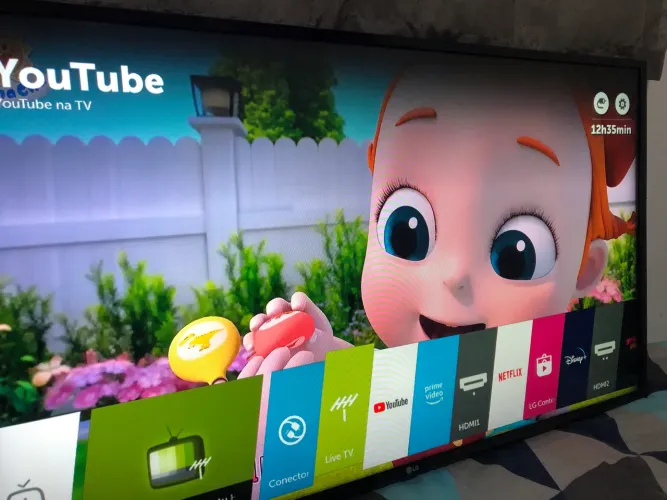 Smart tv LG 43 4k impecável