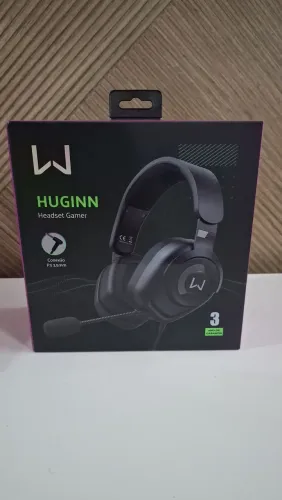 HEADSET GAMER HUGINN WARRIOR MULTI - SOM IMERSIVO E CONFORTO TOTAL!