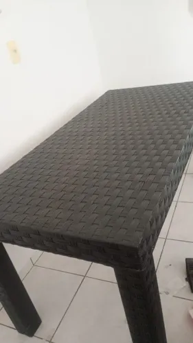 Mesa de jantar Trama Sintética Rattan