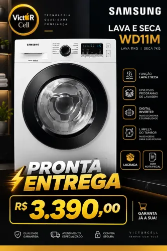 Lava e Seca Samsung | Lacrada | Pronta Entrega