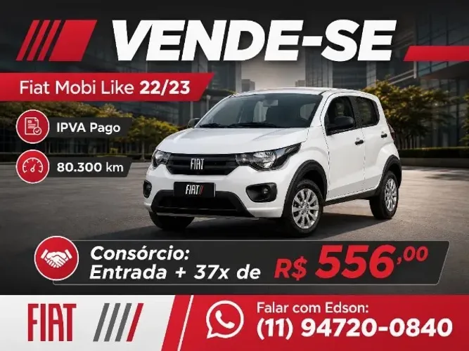 Fiat Mobi Like 1.0 Fire Flex 5P. 2023