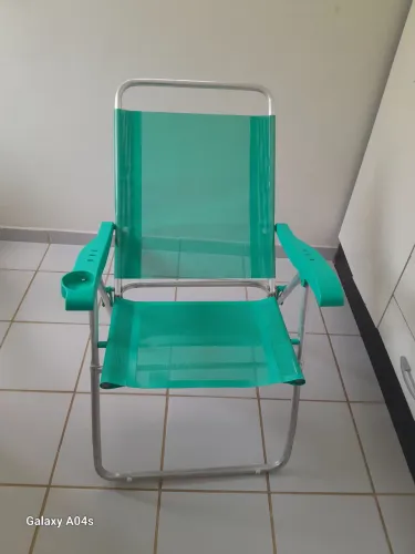 CADEIRA DE PRAIA RECLINAVEL MOR.