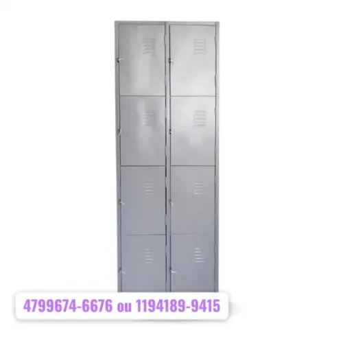 guarda volume de 8 portas pequenas