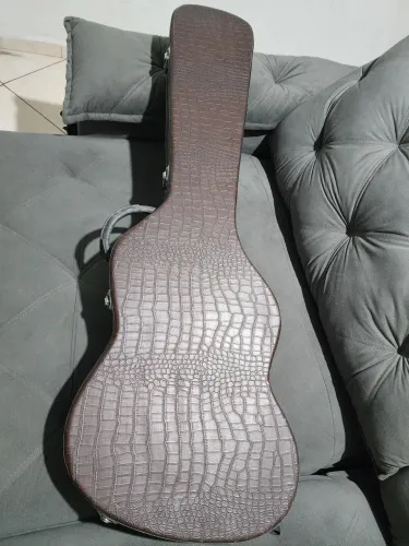 Hardcase Luxo - Acabamento Croco - Aceito troca (ler descrição)