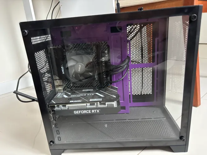 Pc gamer ryzen 7 5700, rtx 3050 6Gb, 16gb ram ddr4, ssd 480gb