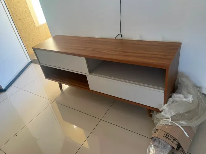 Bancada Para Tv Até 50 " Na Promoção/Entrega É Montagem Grátis Loja R L Moveis