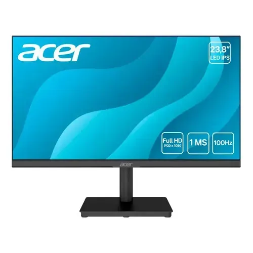 Monitor Acer 23.8 pol., Full HD, IPS, 100 Hz, 1ms, HDMI, Novo, Lacrado