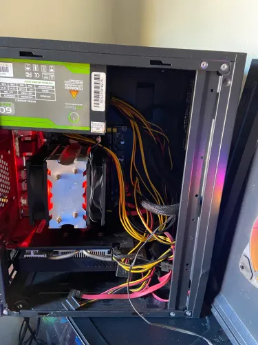 Kit placa mãe, processador, memória ram e placa de vídeo