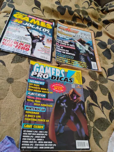Revistas Games /  promoção com 3 unidades 
