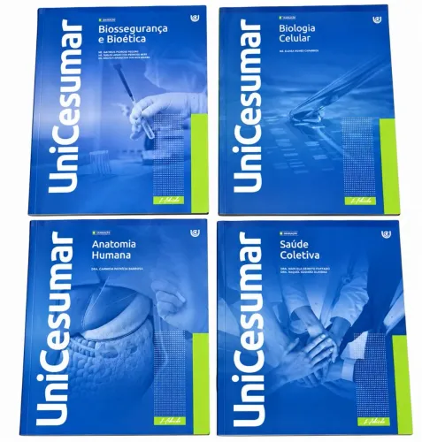 Kit 4 Livros Biomedicina / Área da Saúde - NOVOS - R$90