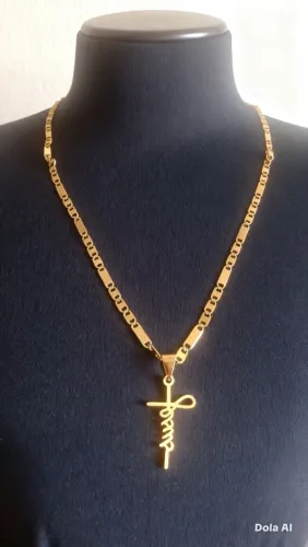 Corrente aço inoxidável pegar havan ou posto Canaã