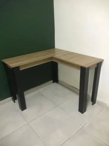 Mesa nova em L Funcional para Escritório Premium