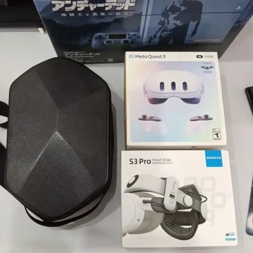 Vendo Meta Quest 3 512gb + Head strep S3 pro + 2 bateria + Case Semi novo