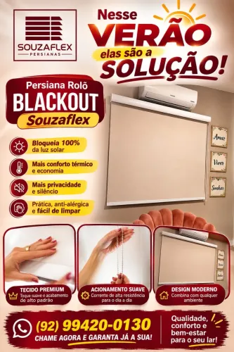Cortina Rolô é a solução desse verão 