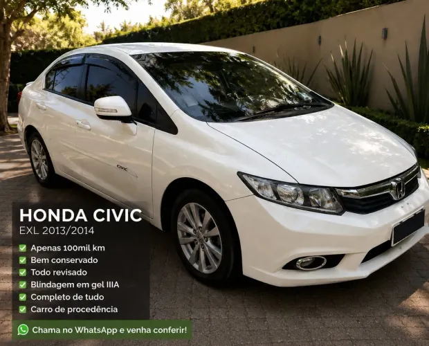 Honda Civic Sedan LXR 2.0 Flexone 16V Aut. 4P 2014