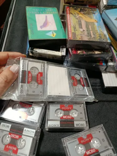 Fita Cassete Mini para gravador de voz Sony MC60 Novo -