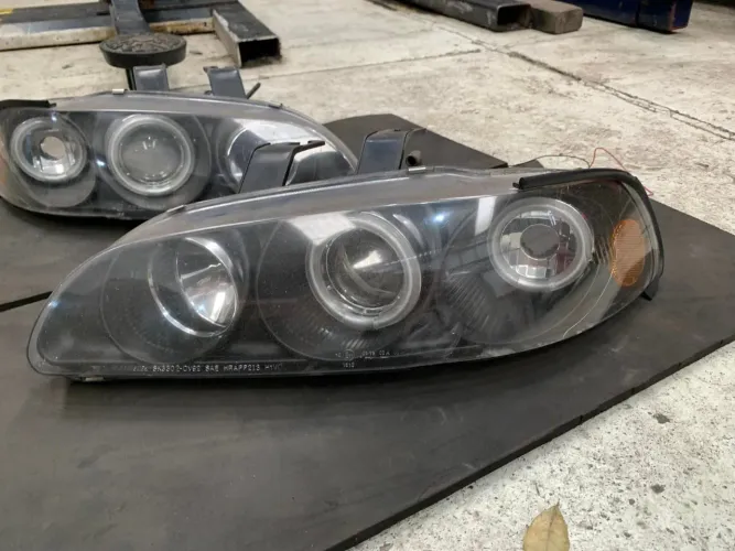 Par de faróis Angel Eyes SONAR Honda Civic 92-95