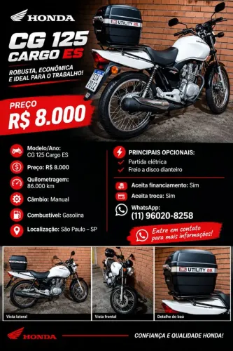 Vende se essa moto