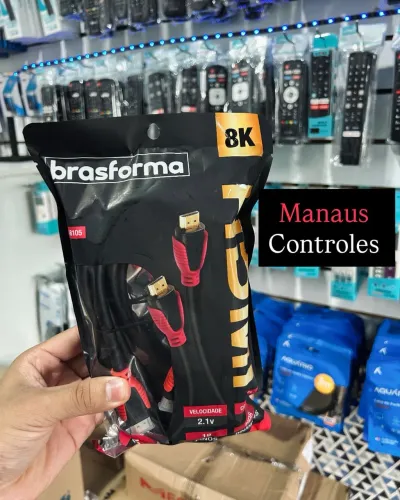 Cabo Hdmi 8K de 5 Metros - Cabo Profissional