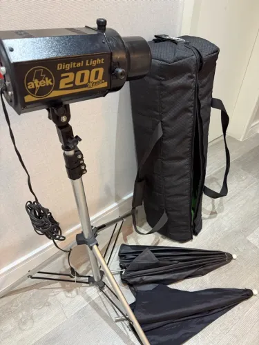 Kit profissional de iluminação fotográfica ATEK