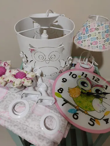 Kit decoração quarto menina