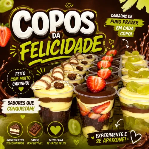 COPOS DA FELICIDADE ? PARA SEU MOMENTO OU PARA O SEU NEGÓCIO!