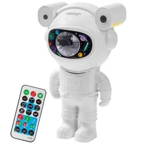 Luminária astronauta de controle remoto, conexão USB/Bluethoot Caixa de som