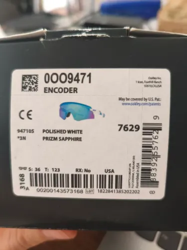 Vendo óculos oakley encoder polished white prizm sapphire