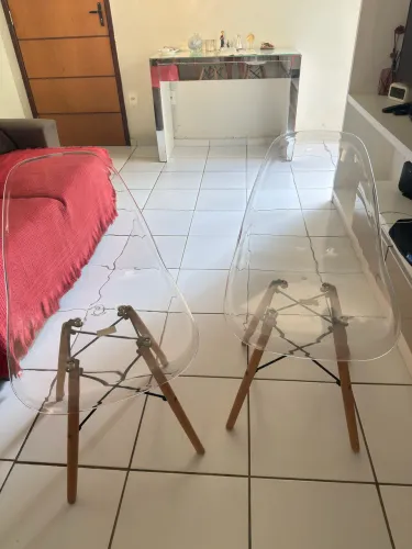 Kit 4 cadeiras Eames Eiffel