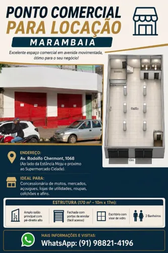 PONTO COMERCIAL NA MARAMBAIA 