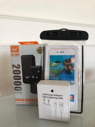 Compre e Ganhe Brinde | Carregador Portátil + Carregador IPHONE