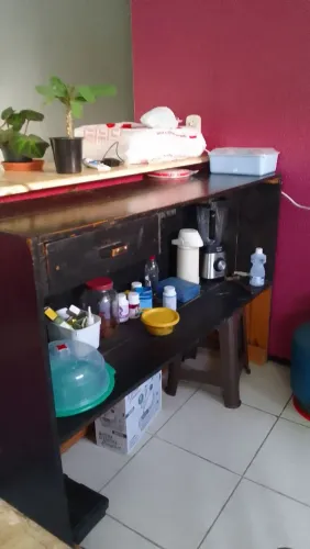 Balcão de palet com gaveta