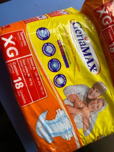 Fralda geria Max xG com 18 Fraldas