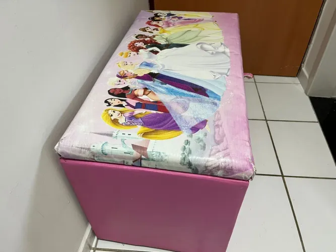 Baú organizador das princesas 