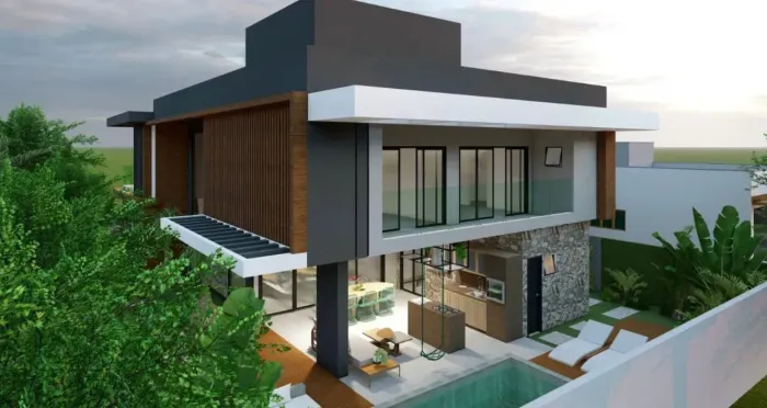 Condomínio Alphaville Ceará  Casa Duplex no Eusébio com 5 Suítes - TR234072 ESB- 89454