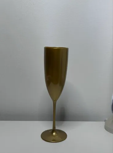 TAÇA GLAMOUR 210ML - OURO SÓLIDO