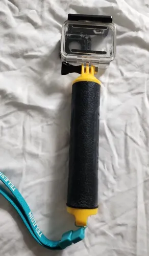 Bastão de mão  para gopro com.caixa de acrílico 