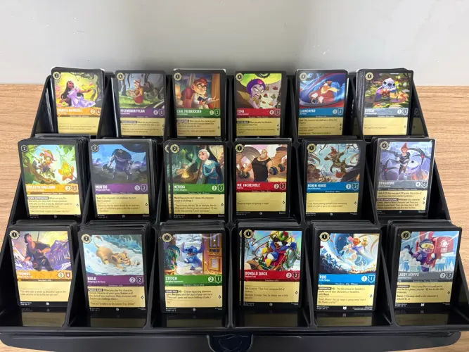 Lote de 100 cartas Disney Lorcana, sem repetir | Bulk em inglês