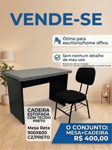 Mesa + Cadeira