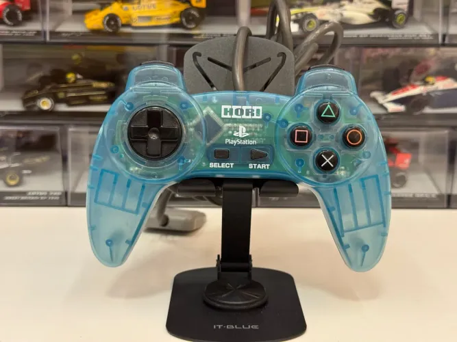 Controle Hori Pad II PlayStation 1 Azul Celeste SLPH-00104