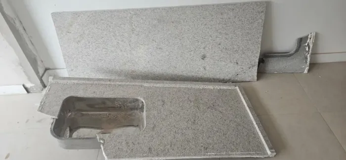 GRANITO BRANCO SIENA - 3 PEÇAS - 2,60 m²