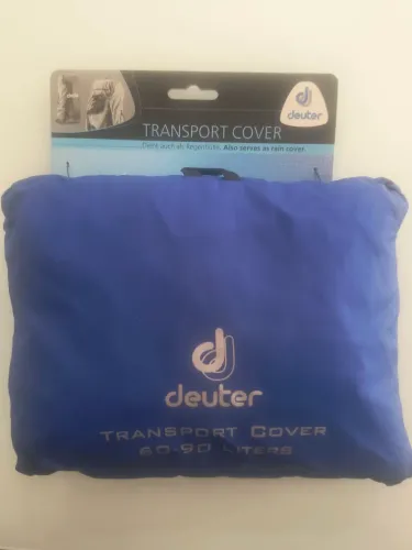 Capa Deuter Transport Cover 60-90L - NOVA - Nunca Usada