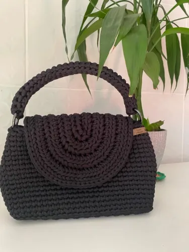 Bolsa Fio de Malha Preta