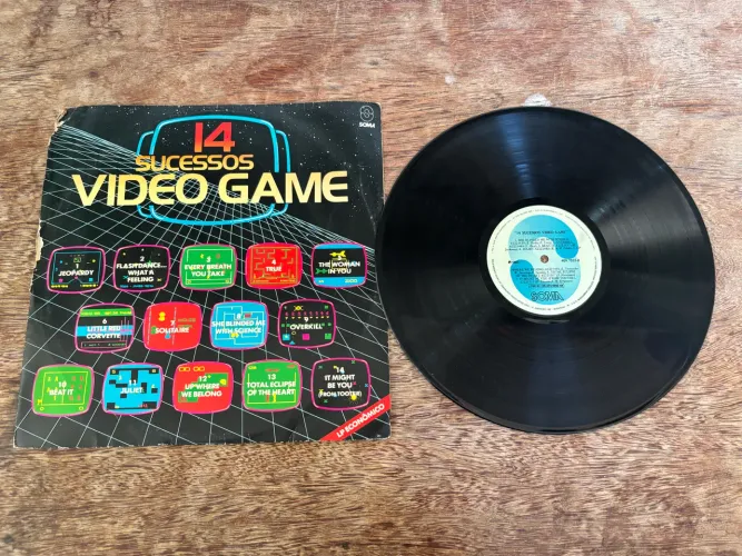 Disco de vinil, LP "14 Sucessos Video Game", 1983