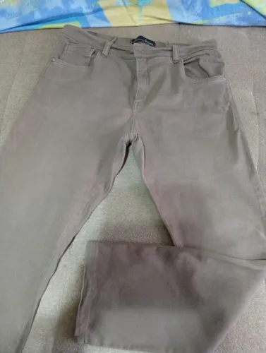 Calça reta plus size feminina 48