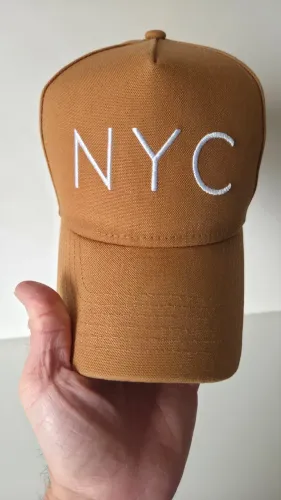 Boné Aberto New Era Snapback 940 Af NYC Tan Aba Curva Caramelo